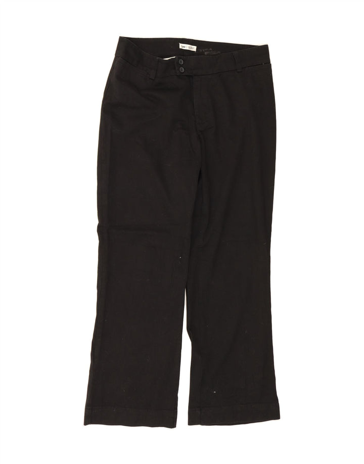 LEE Womens Bootcut Suit Trousers US 10 Large W32 L29 Black Cotton Vintage Lee and Second-Hand Lee from Messina Hembry 
