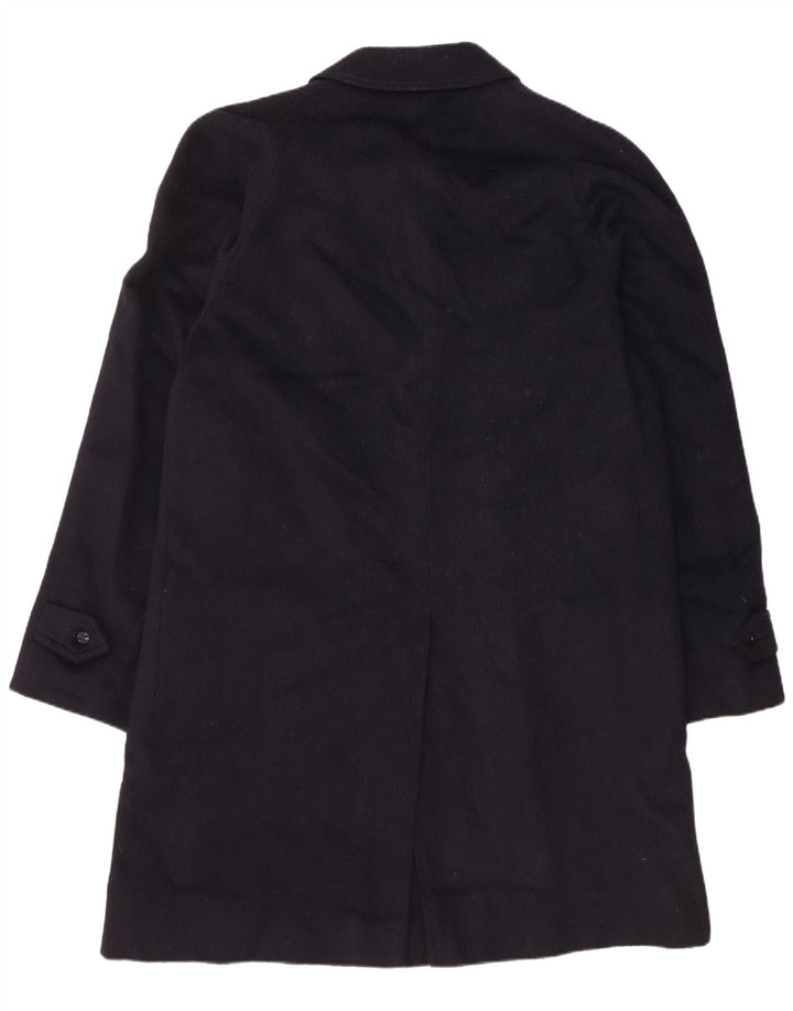 Мужское пальто Moessmer UK 38, средний темно-синий из натуральной шерсти