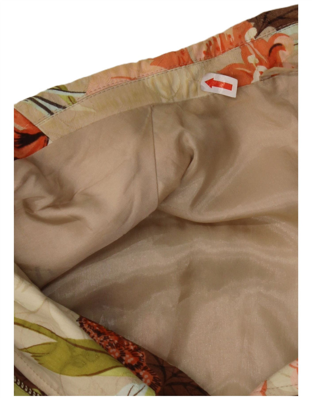 GERRY WEBER Женский пиджак с рукавом 3/4 UK 20 2XL Бежевый с цветочным принтом