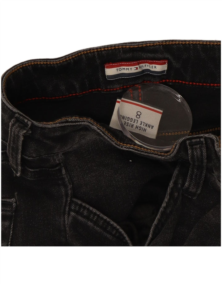 Женские джинсы скинни TOMMY HILFIGER с высокой посадкой США 8, средние W30 L26, черные