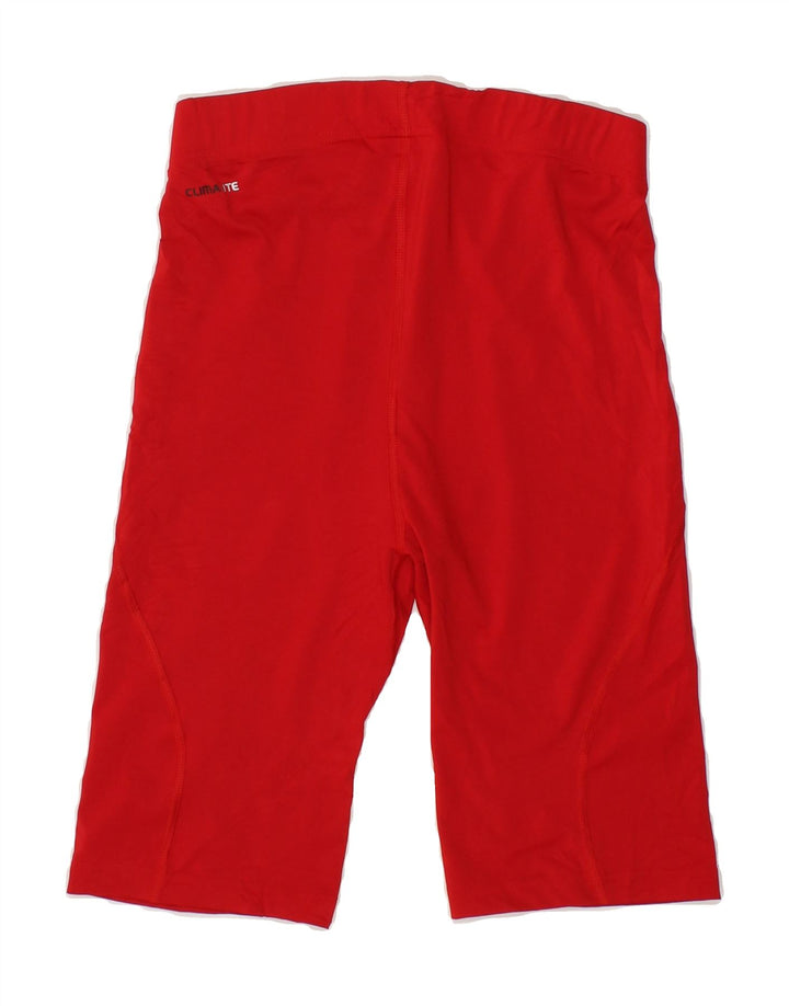 ADIDAS Mens Climalite Sport Shorts Medium  Red Polyester Vintage Adidas and Second-Hand Adidas from Messina Hembry 