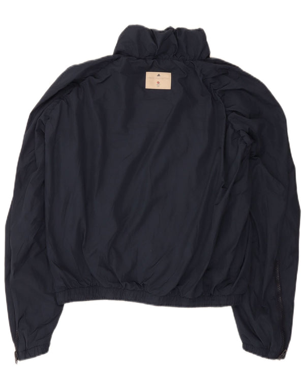 Женская куртка-дождевик Adidas Stella McCartney Oversized UK 10, маленькая, темно-синяя