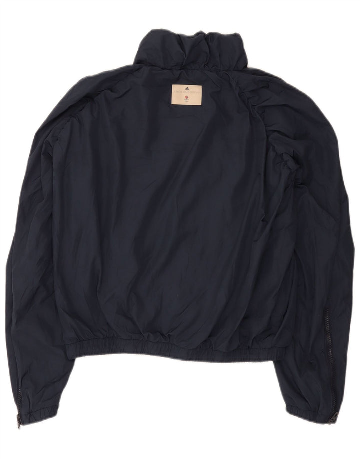 Женская куртка-дождевик Adidas Stella McCartney Oversized UK 10, маленькая, темно-синяя