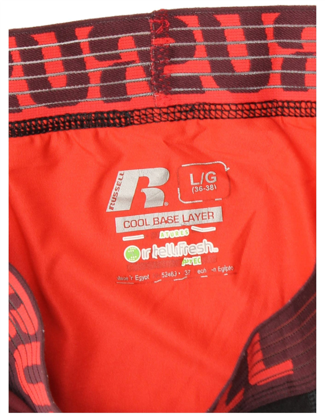 Мужские леггинсы Russell Athletic, большие бордовые цветные блоки