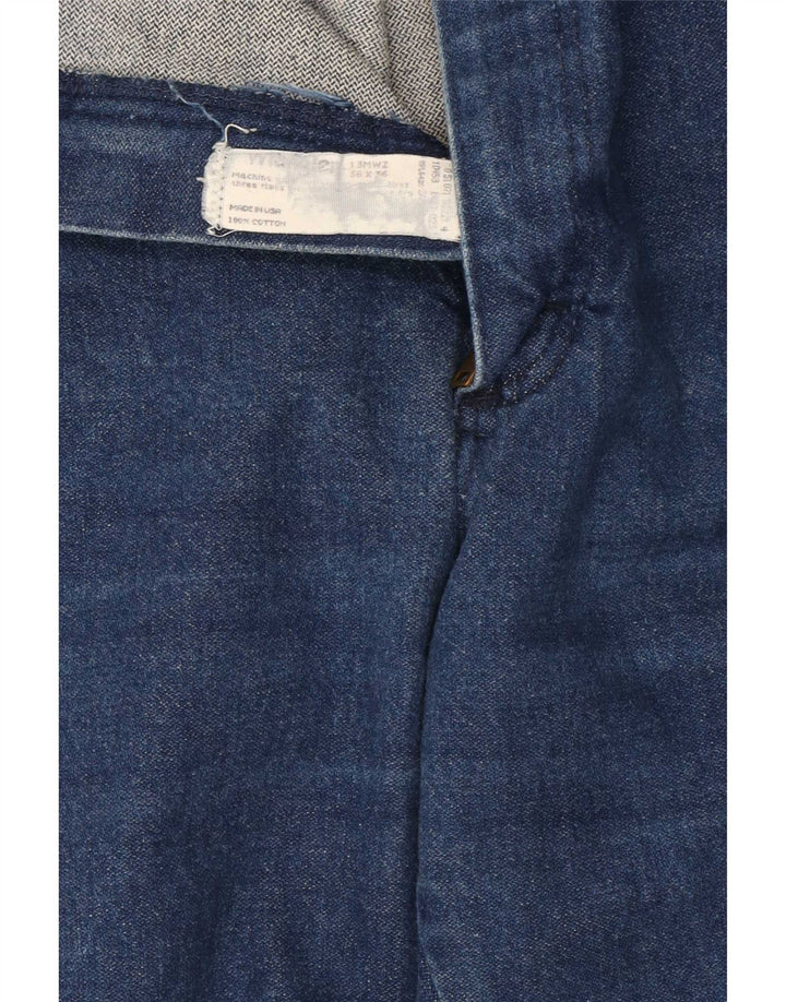 Мужские прямые джинсы Wrangler W38 L26 темно-синие, хлопок
