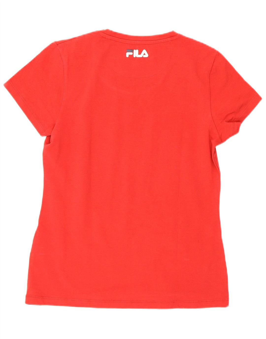 Женская футболка с рисунком Fila Top UK 12, средний красный