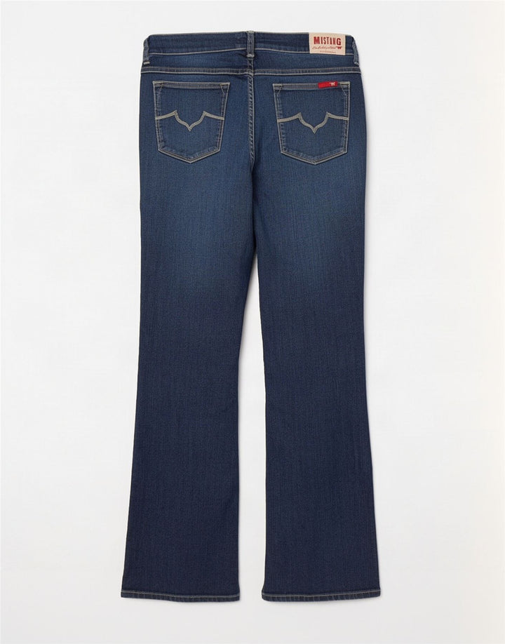 Женские джинсы Bootcut Mustang W32 L32 Темно-синие, хлопок