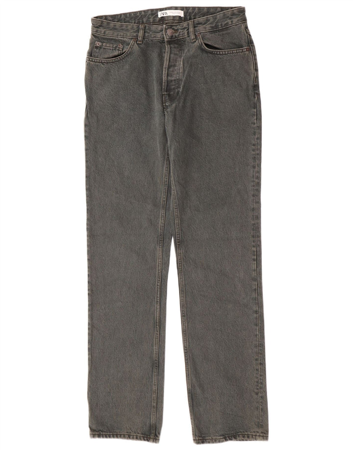 Мужские прямые джинсы Zara EU 40 MMedium W31 L33, зеленые