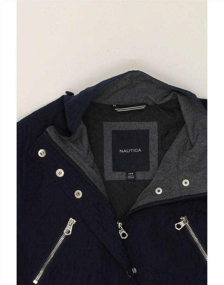 NAUTICA Womens Utility Jacket UK 12 Medium Navy Blue Vintage Nautica and Second-Hand Nautica from Messina Hembry 