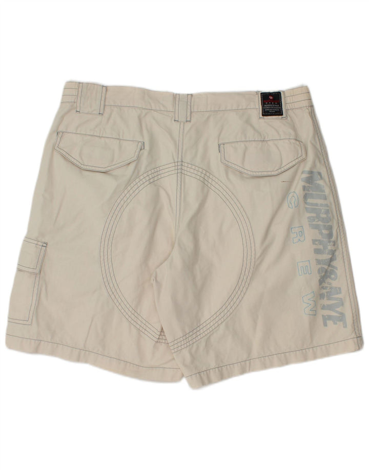 Мужские шорты карго с рисунком Murphy & Nye W38 XL, белый хлопок