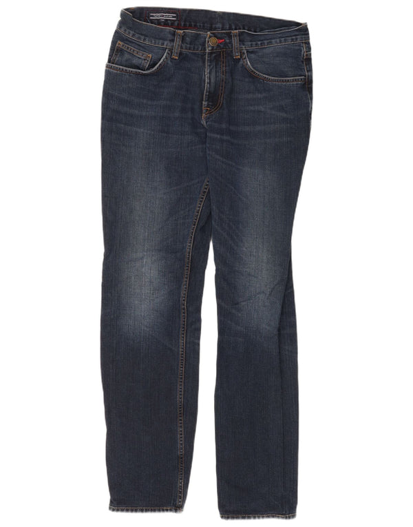 Мужские узкие джинсы Tommy Hilfiger W33 L31 темно-синие, хлопок
