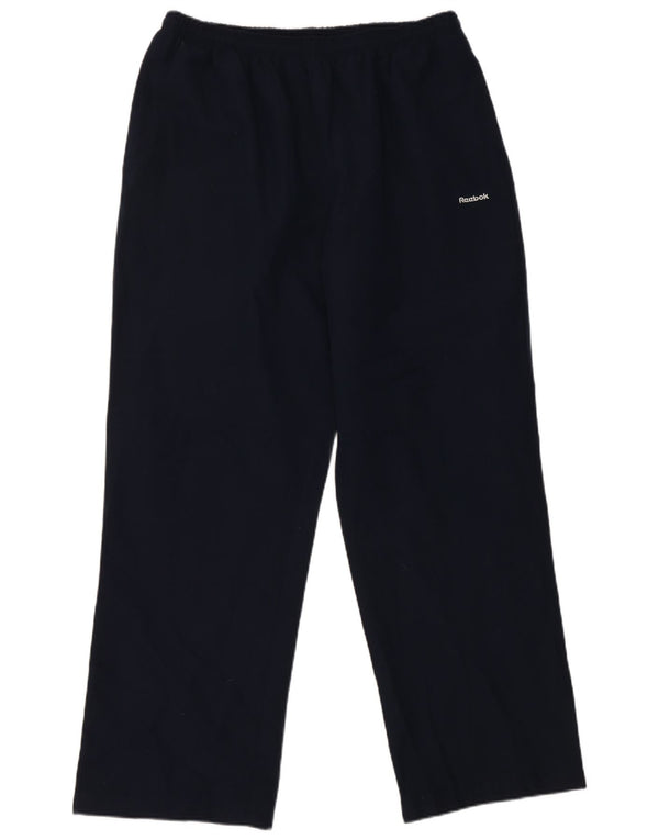 Женские спортивные брюки Reebok UK 16, большие темно-синие, полиэстер