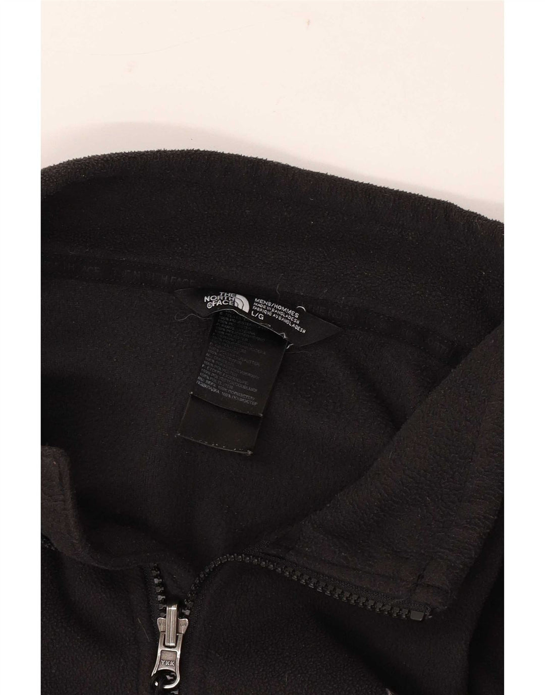 Мужская флисовая куртка The North Face UK 40, большая, черная, полиэстер