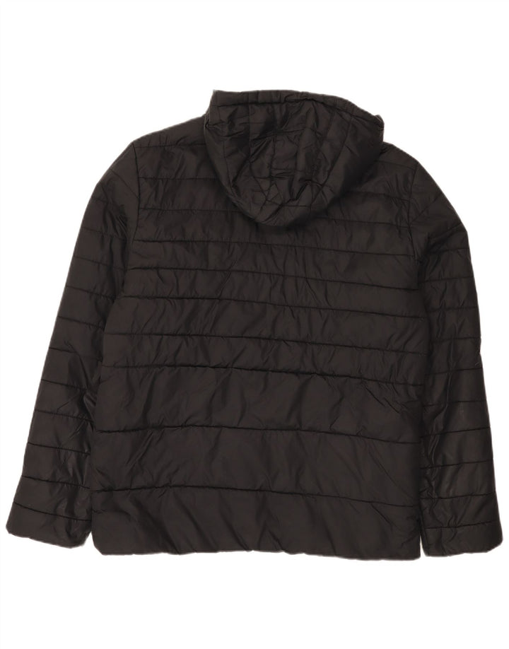 Мужская стеганая куртка с капюшоном Jack & Jones UK 40, большая черная