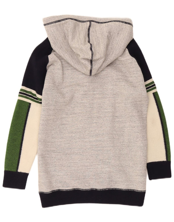 Dsquared2 Женские кроссовки UK 18 XL серого цвета с цветными блоками, хлопок