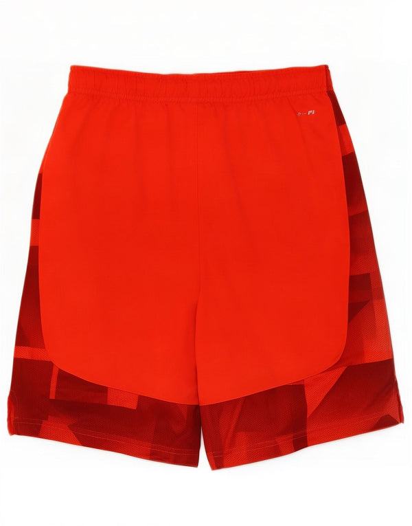 Мужские спортивные шорты Nike Dri Fit с графическим рисунком XL, красный полиэстер с геометрическим рисунком