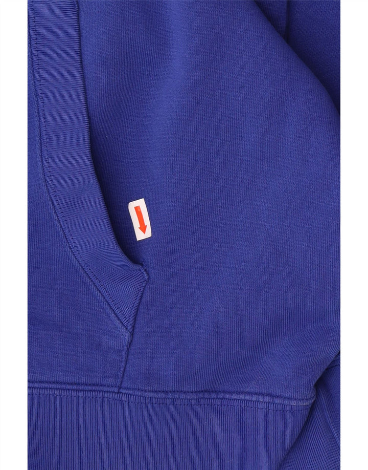 Мужской джемпер с капюшоном CONVERSE, большой синий, хлопковый