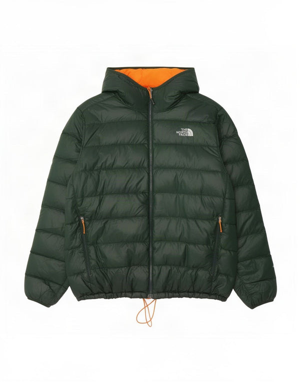 Мужская стеганая куртка с капюшоном The North Face UK 42 XL, зеленый нейлон