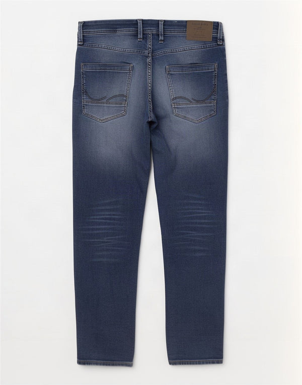 Мужские джинсы Jack & Jones Tim Slim W32 L30, синий хлопок