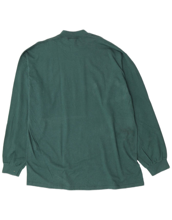 Мужской топ с длинным рукавом Nike 2XL, зеленый хлопок
