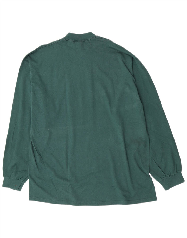 Мужской топ с длинным рукавом Nike 2XL, зеленый хлопок