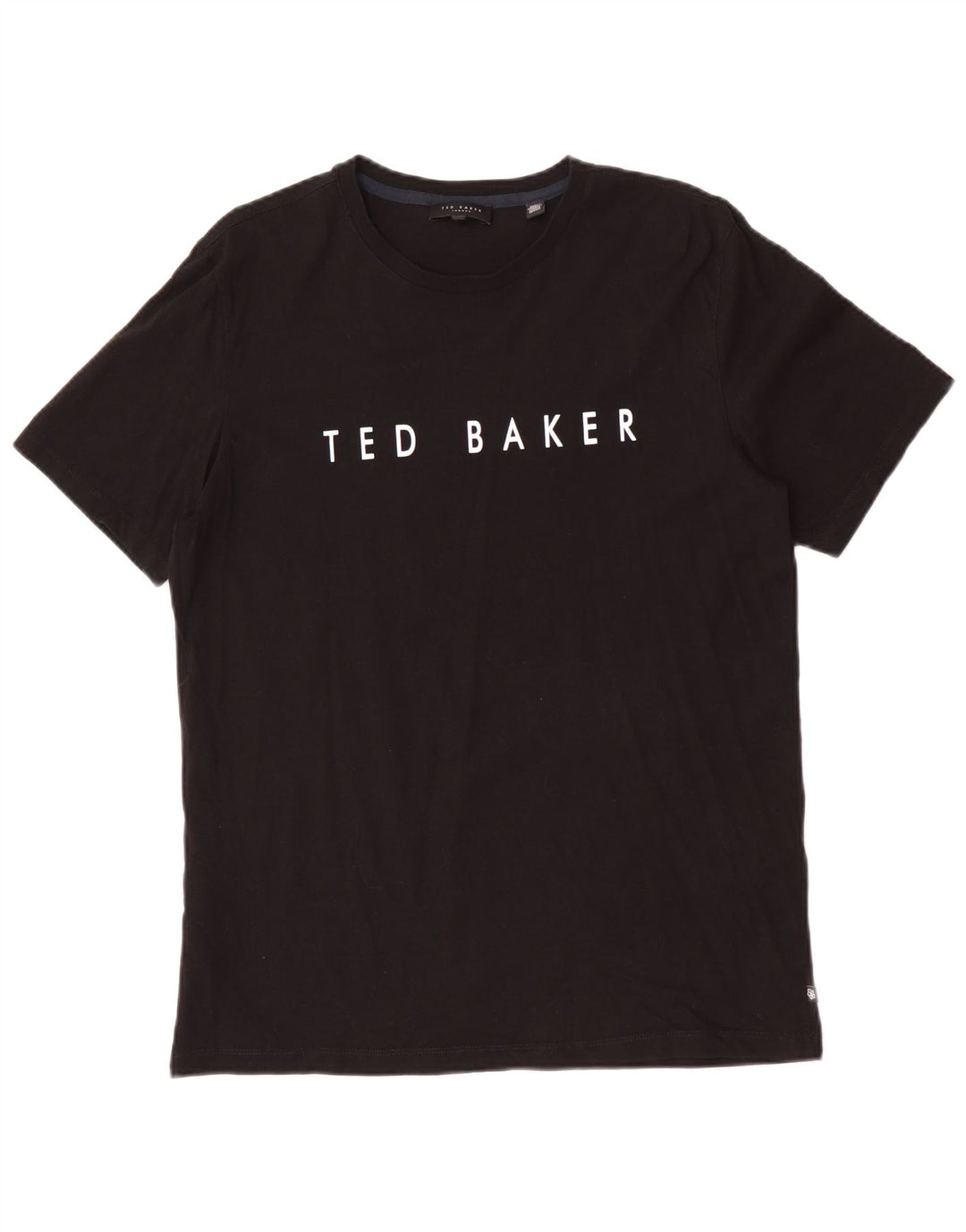 Мужская футболка с рисунком Ted Baker, размер 3, средний черный, хлопок