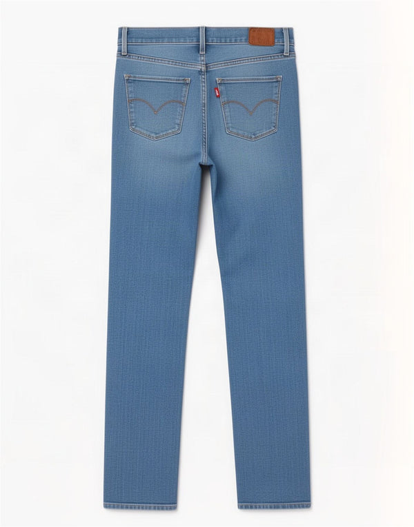 Женские прямые джинсы Levi's 314 Shaping W28 L34, синий хлопок