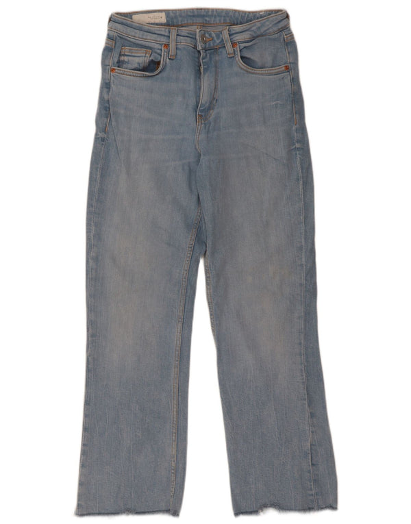 Женские прямые джинсы Zara EU 34 2XS W24 L27 синие