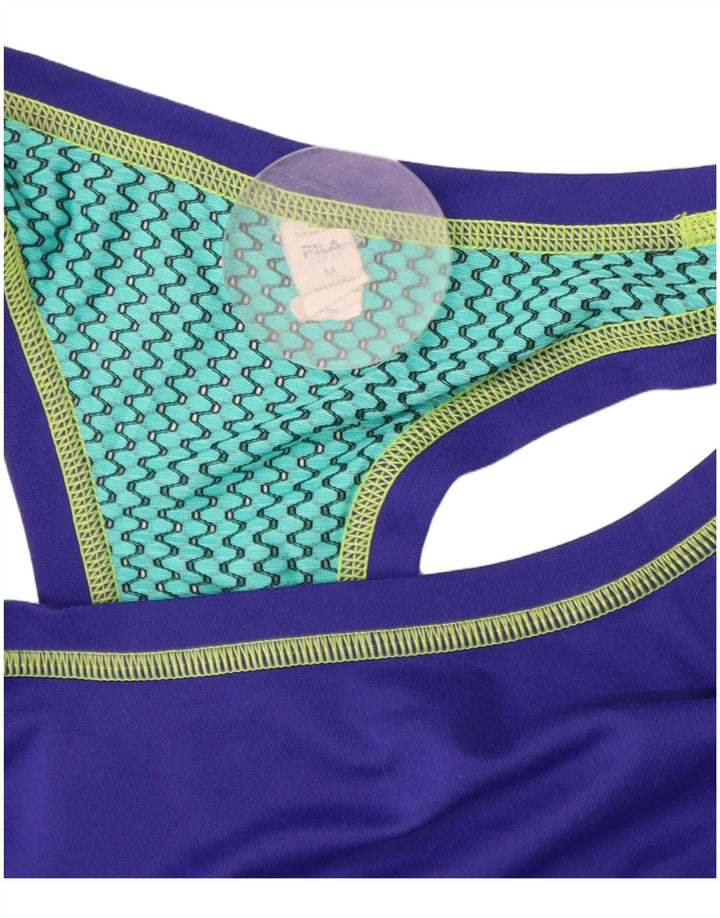 Женский жилет FILA UK 12, средний фиолетовый, полиэстер с цветными блоками