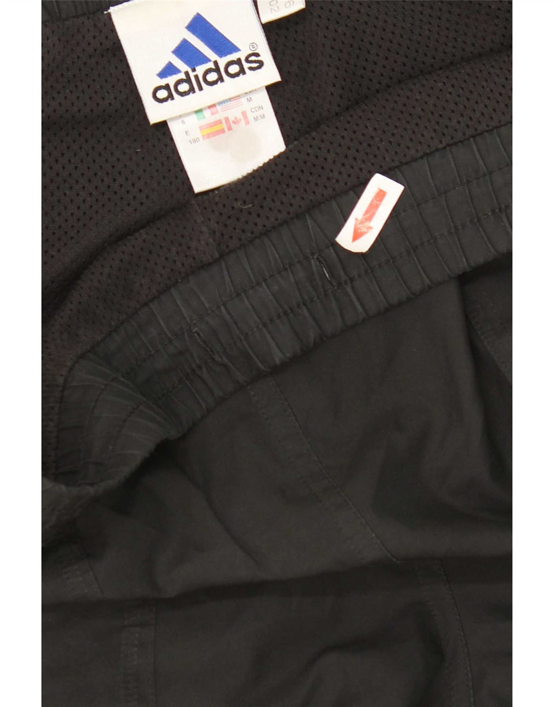 Мужские спортивные брюки Adidas, большие черные из полиэстера