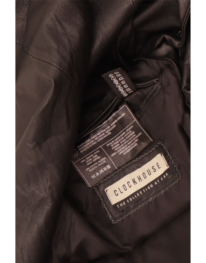 Мужской удлиненный пиджак на 3 пуговицах CLOCK HOUSE UK 42 XL, черный