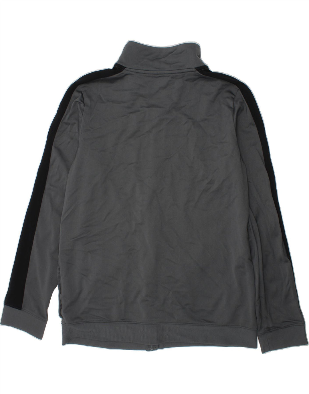 UNDER ARMOUR Boys Tracksuit Top Jacket 13-14 Years XL Grey Colourblock Vintage Under Armour and Second-Hand Under Armour from Messina Hembry 