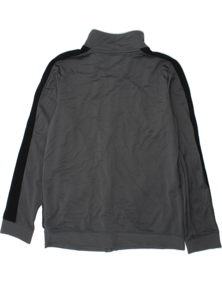UNDER ARMOUR Boys Tracksuit Top Jacket 13-14 Years XL Grey Colourblock Vintage Under Armour and Second-Hand Under Armour from Messina Hembry 