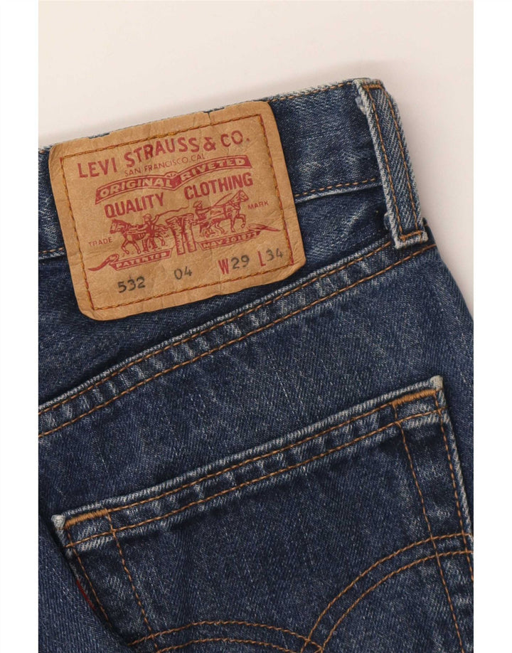 Женские расклешенные джинсы Levi's 532 W29 L30 синие