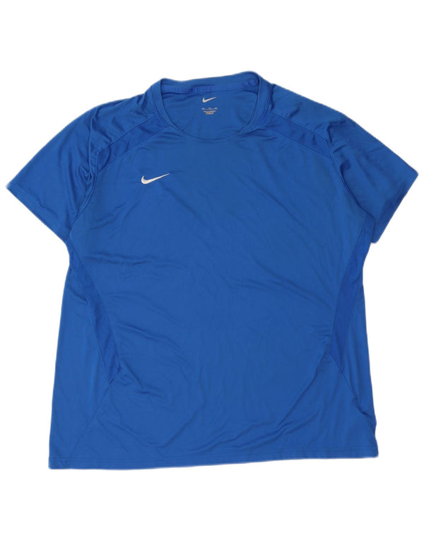 Мужская футболка NIKE 2XL, синий полиэстер