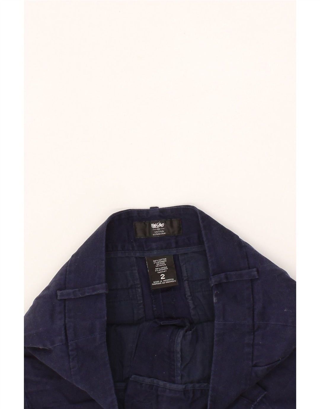 MOSSIMO Womens Chino Shorts US 2 XS W30  Navy Blue Cotton Vintage Mossimo and Second-Hand Mossimo from Messina Hembry 