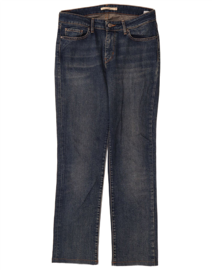 Женские прямые джинсы Levi's 714 W29 L30 синие, хлопок