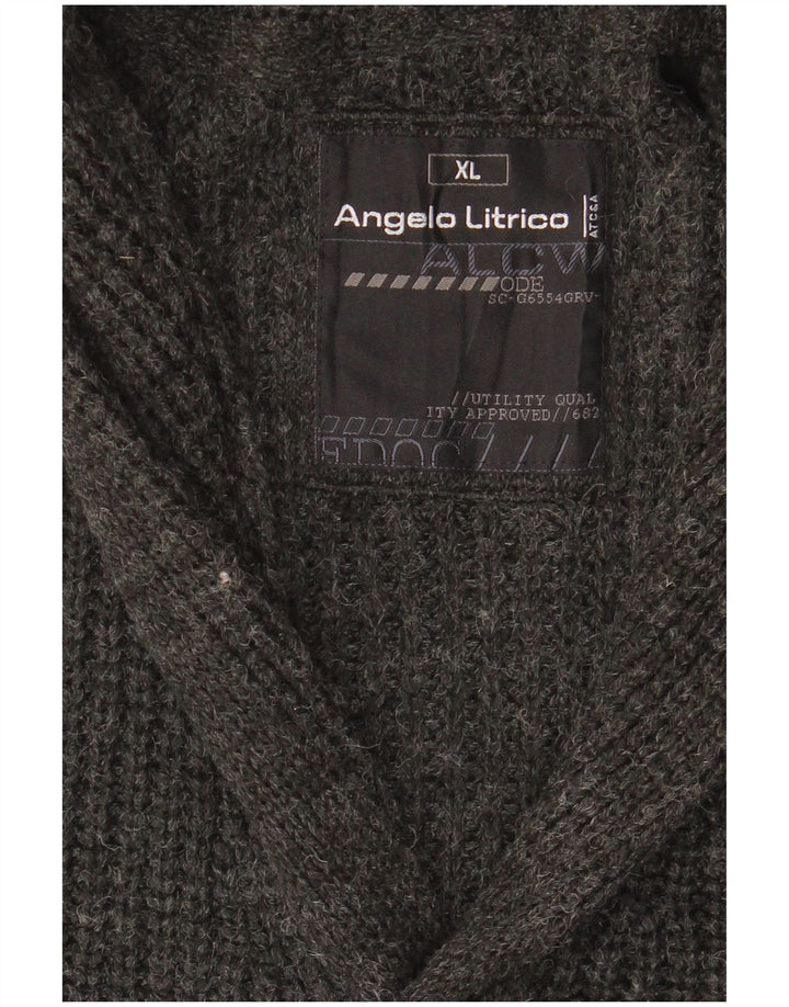 Мужской кардиган Angelo Litrico XL, серый акрил