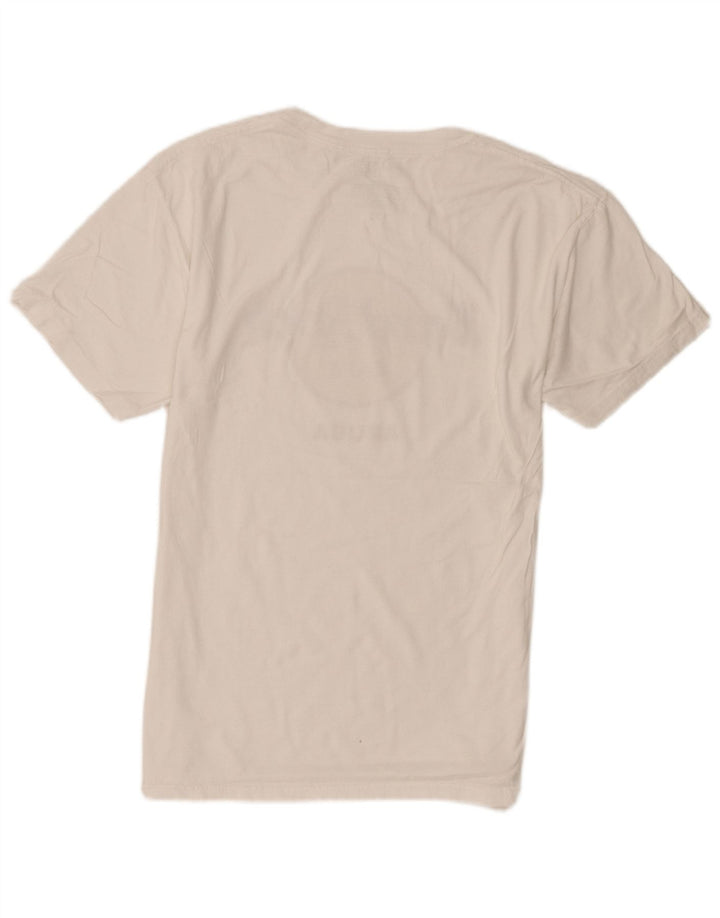 Мужская футболка с рисунком Hard Rock Cafe Aruba, топ среднего размера, белый хлопок