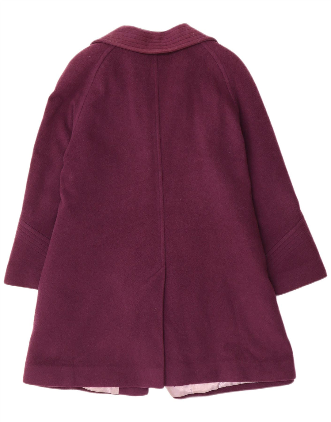 JACQUES VERT Женское пальто UK 18 XL Фиолетовое Шерстяное