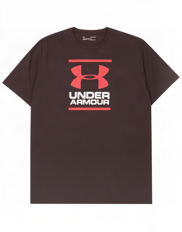 Мужская футболка с рисунком Under Armour Heat Gear, топ XL, черная