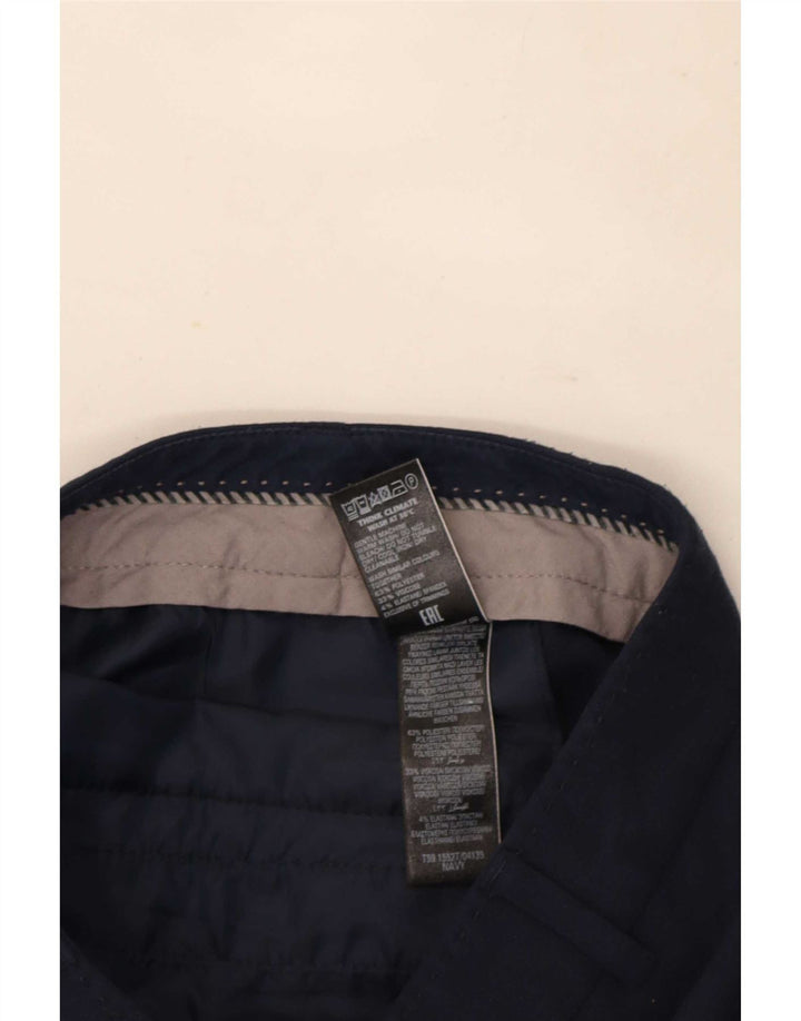 Женские костюмные брюки Marks & Spencer UK 12 Medium W30 L30 Темно-синие