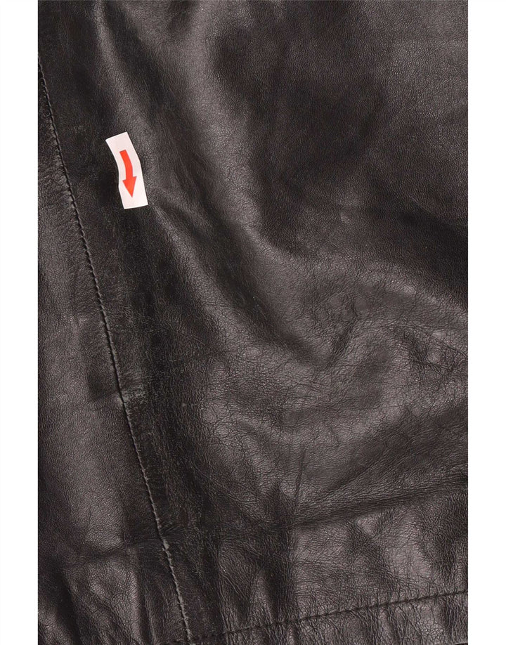 Conbipel Мужская спортивная кожаная куртка с капюшоном IT 56 2XL Черный