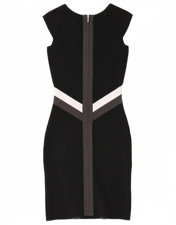 Женское платье-футляр Guess By Marciano с абстрактным узором, размер 3 XS, черное Desi