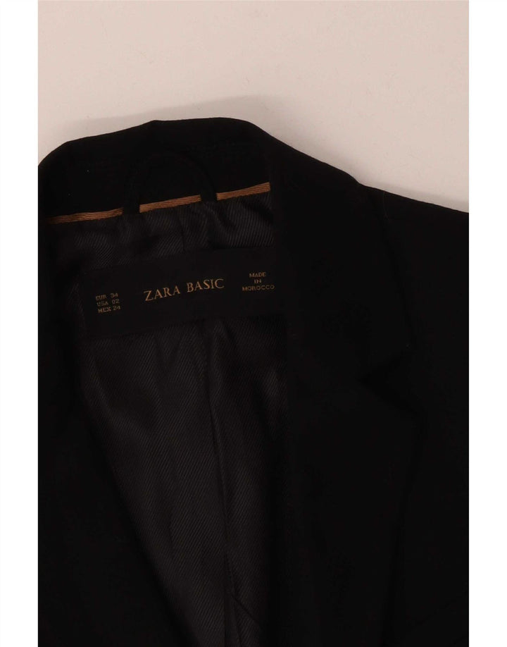 Женский пиджак на 1 пуговице Zara EU 34 2XS, красный полиэстер
