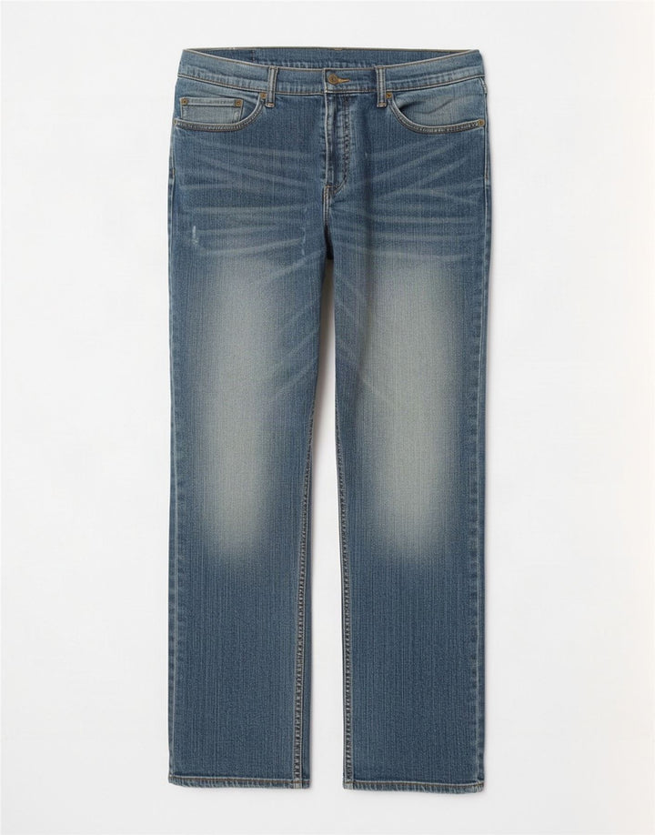 Мужские прямые джинсы Levi's 514 W36 L32 синие, хлопок