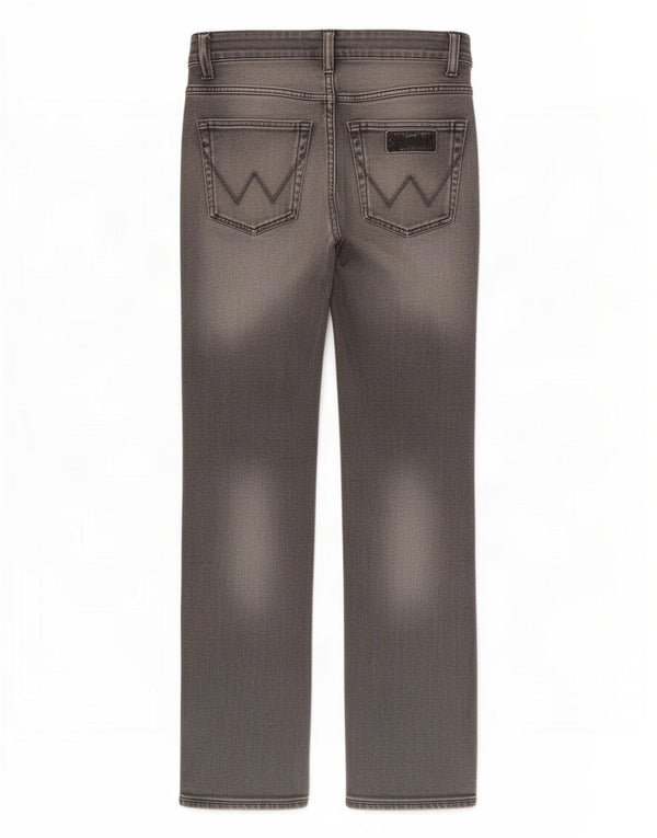 Мужские прямые джинсы Wrangler Skanders W30 L30, серый хлопок