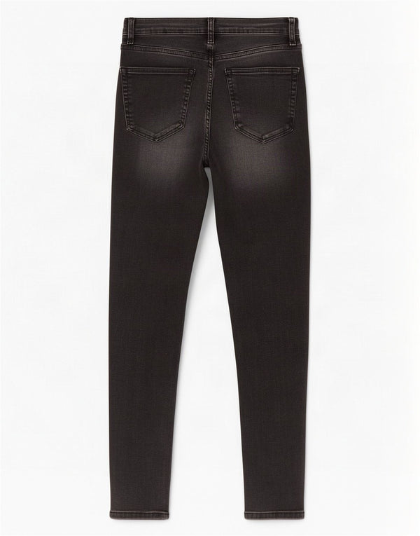 Женские джинсы скинни Topshop W28 L28, серый хлопок