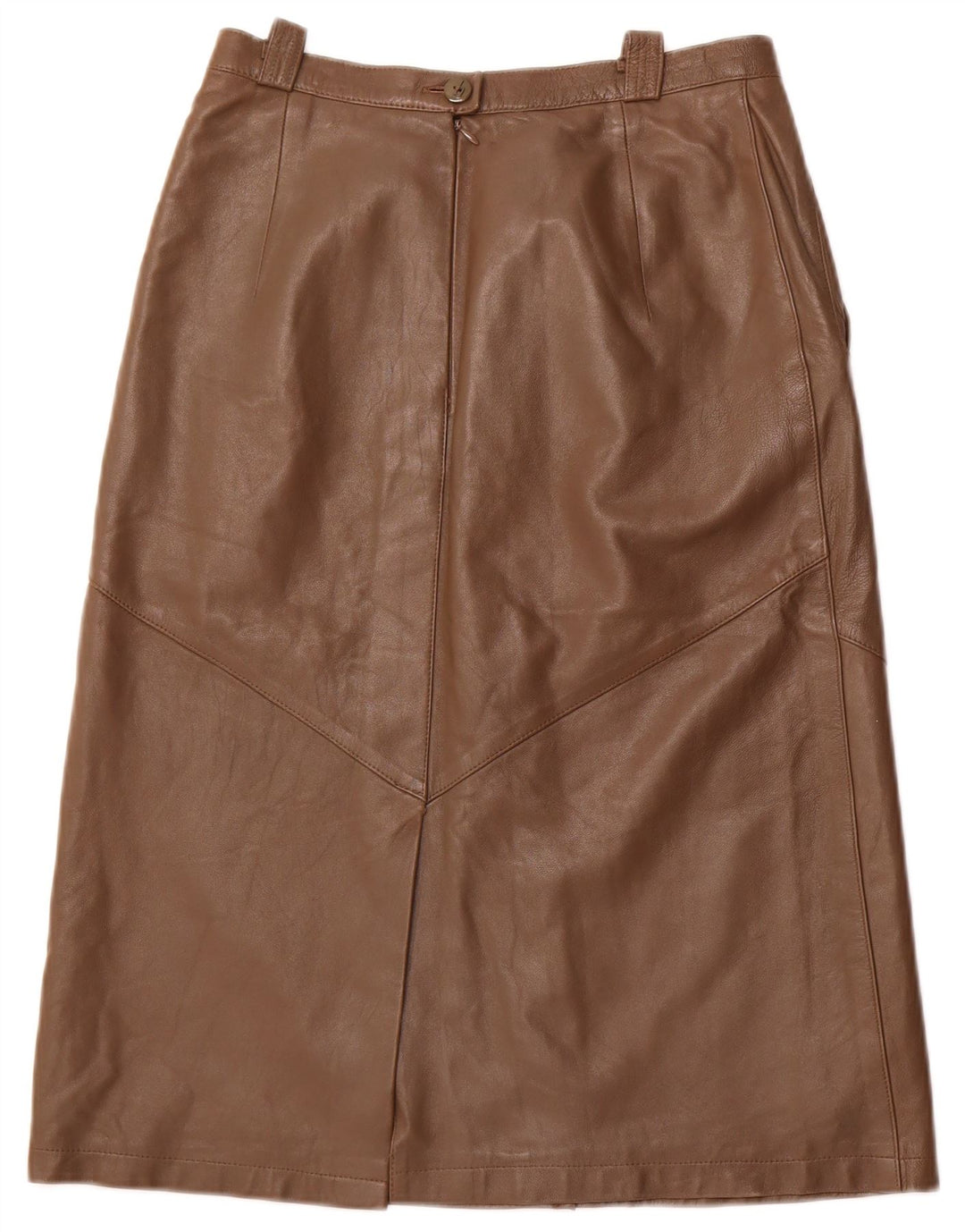 BARDEHLE Женская кожаная юбка EU 40 Medium W28 Коричневая