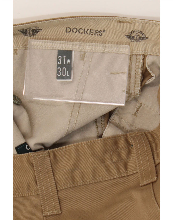 Мужские прямые брюки-чиносы DOCKERS W31 L30, бежевый хлопок
